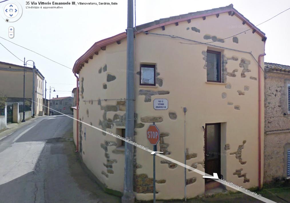 Street View: passeggiare virtualmente su Villanovaforru