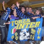 Tifosi interisti in festa a Villanovaforru