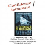 “Il fotografo di Auschwitz” presentazione libro a Villanovaforru