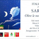 “Oltre le nuvole e le stelle” la mostra di Sarkos a Villanovaforru