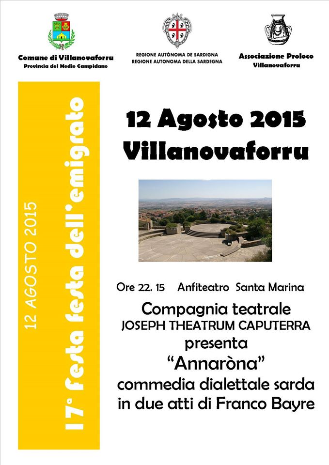Festa dell’emigrato a Villanovaforru