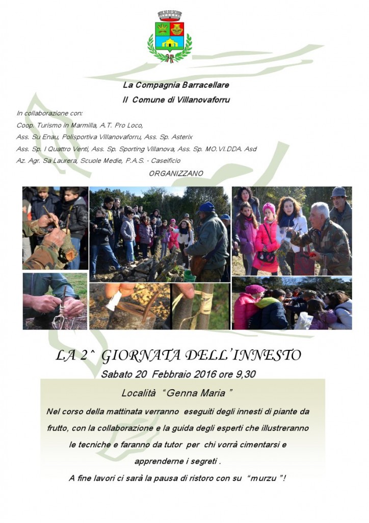 Locandina Giornata dell'innesto 2016