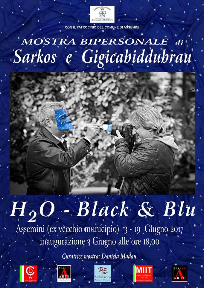 H2O-Black & Blu: mostra di Gigi Cabiddu e Sarkos arte gigi cabiddu mostra sarkos