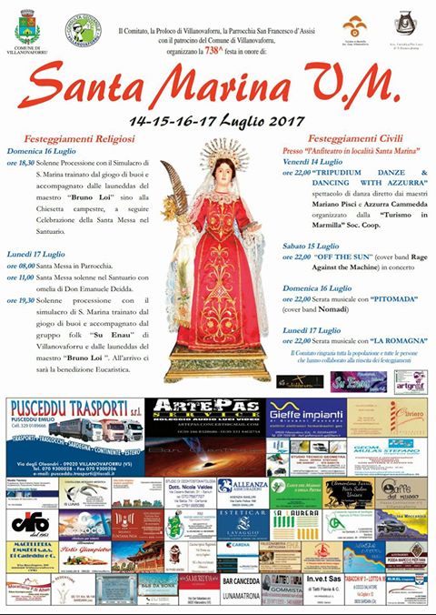 festa santa marina villanovaforru