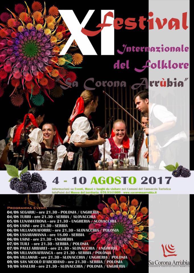 Festival internazionale del folklore Sa Corona Arrùbia festival folk sa corona arrubia