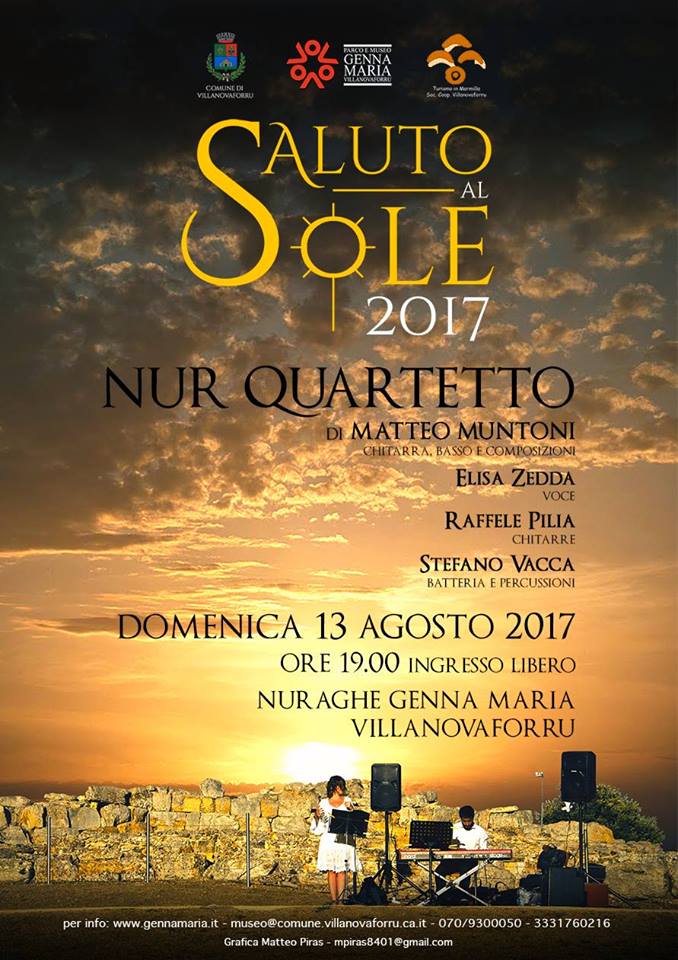 Musica al tramonto saluto al sole musica villanovaforru