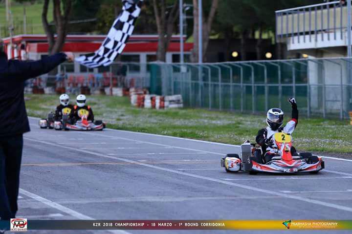 Jacopo, un campione villanovese sui Kart