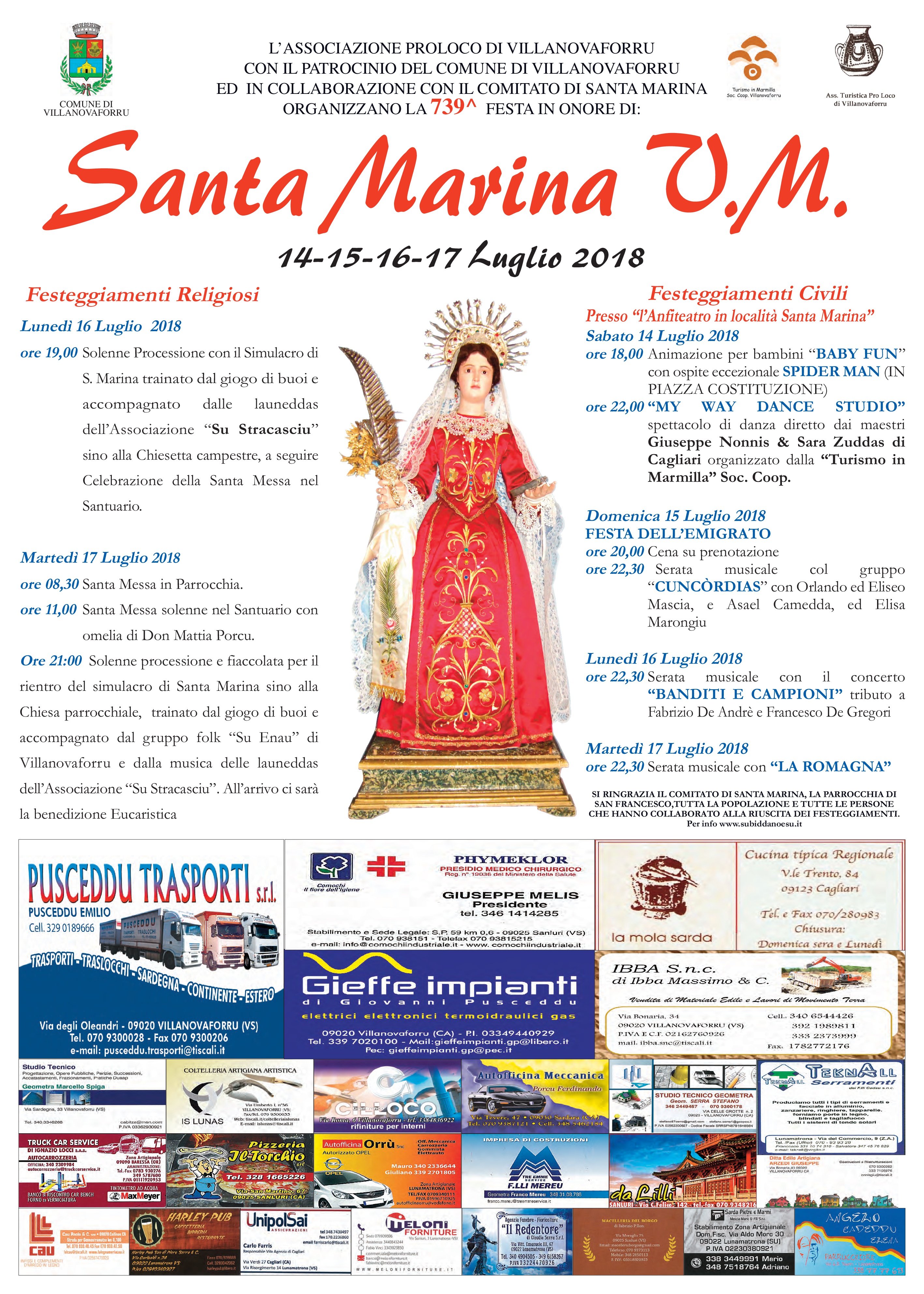 santa marina festa sardegna