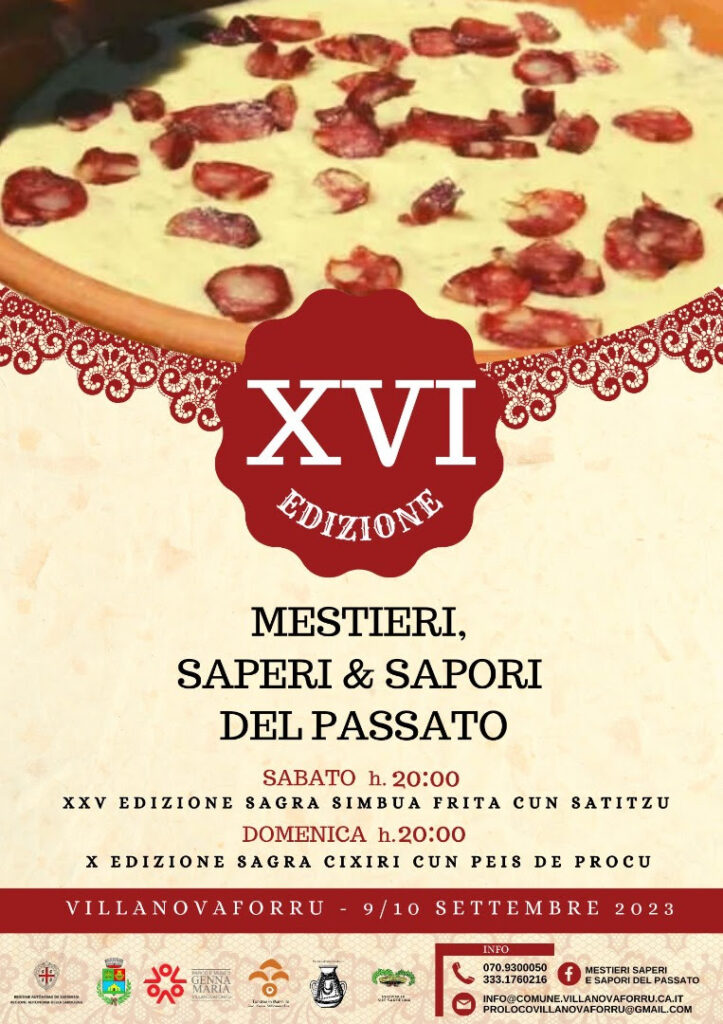Mestieri, saperi & sapori del passato sagra villanovaforru